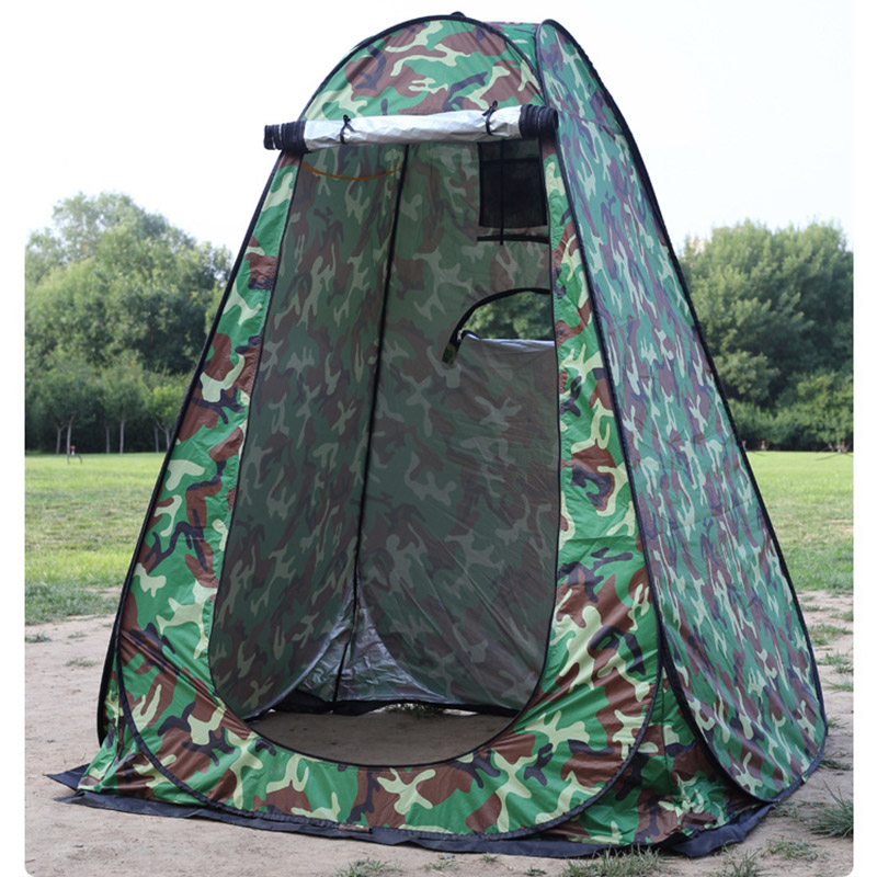 새로운 휴대용 야외 샤워 목욕 탈의실 캠핑 팝업 텐트 드레싱 쉼터, 해변 개인 정보 보호 화장실 텐트 가방 포함